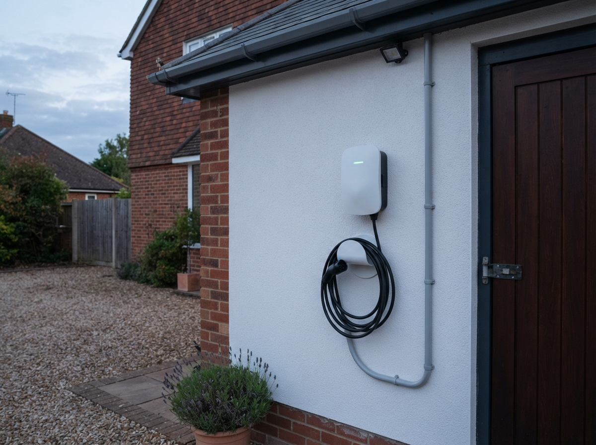 Home EV smart charger installation by KCHS