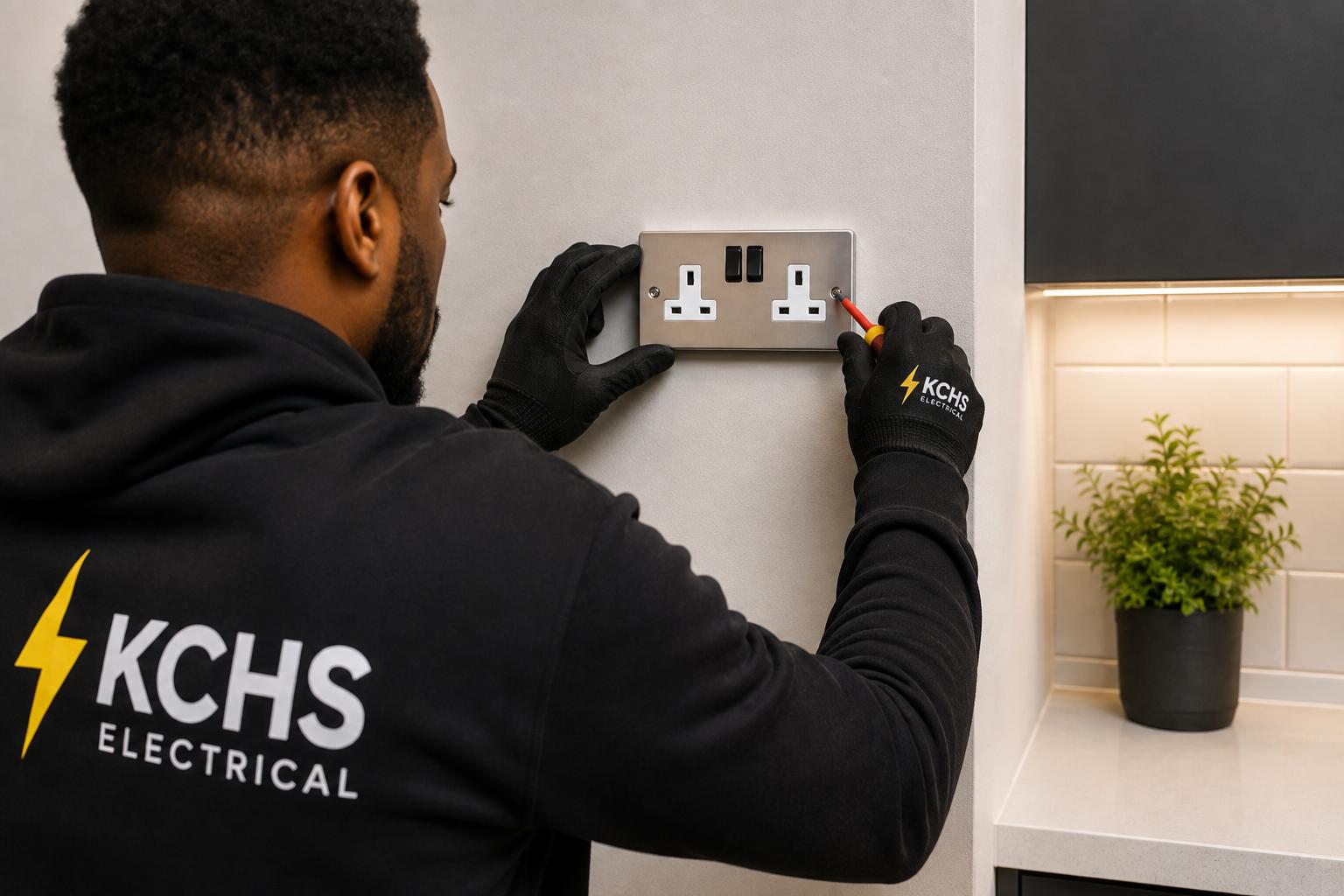 Residential electrical sockets and wiring work